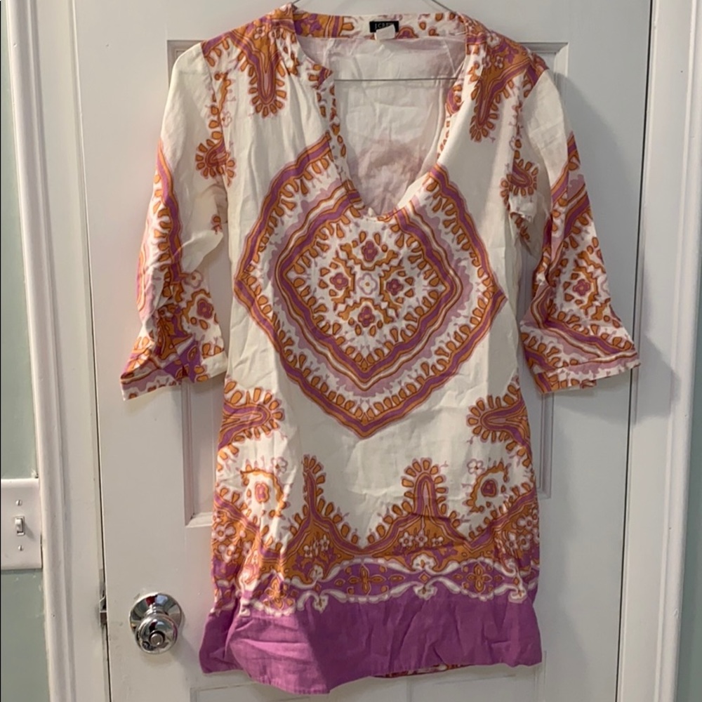 JCrew midi elbow length dress, Size 2